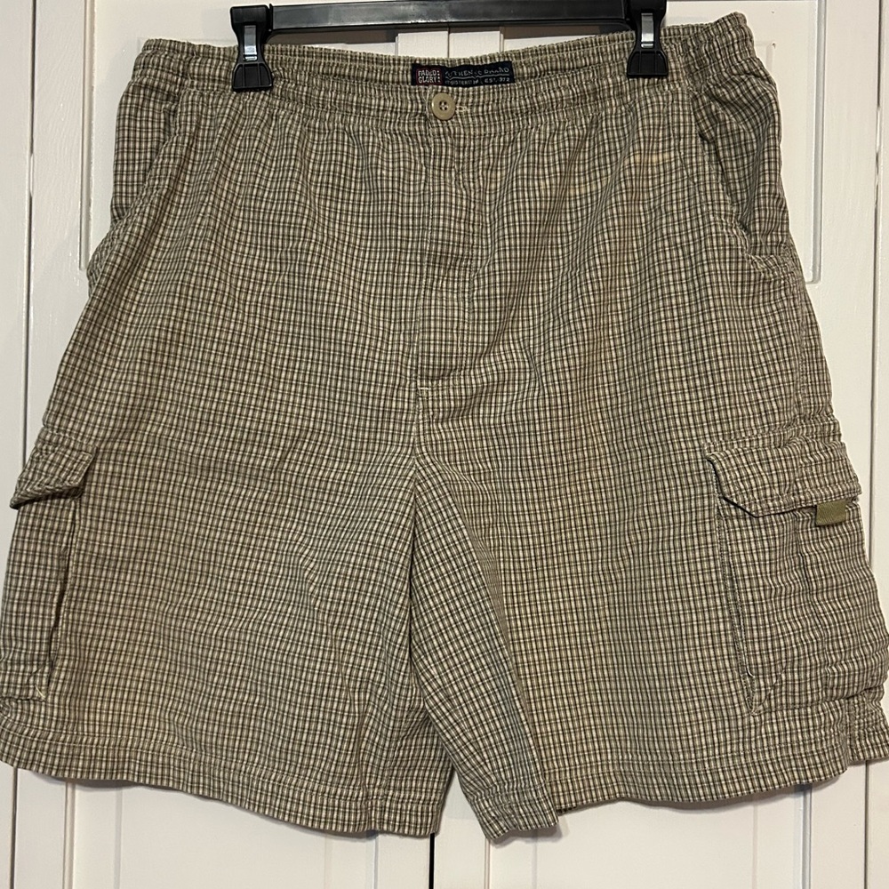 Men's Faded Glory Vintage 90’s Cargo Shorts 100% Cotton Size Large